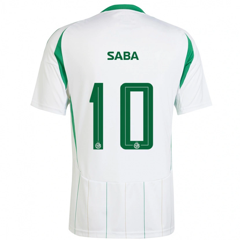 Danxen Herren Dia Saba #10 Weiß Grün Auswärtstrikot Trikot 2024/25 T-Shirt Schweiz