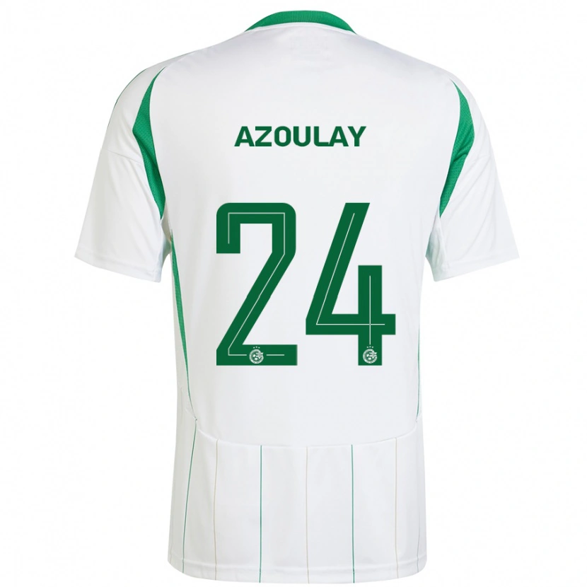Danxen Herren Ethane Azoulay #24 Weiß Grün Auswärtstrikot Trikot 2024/25 T-Shirt Schweiz