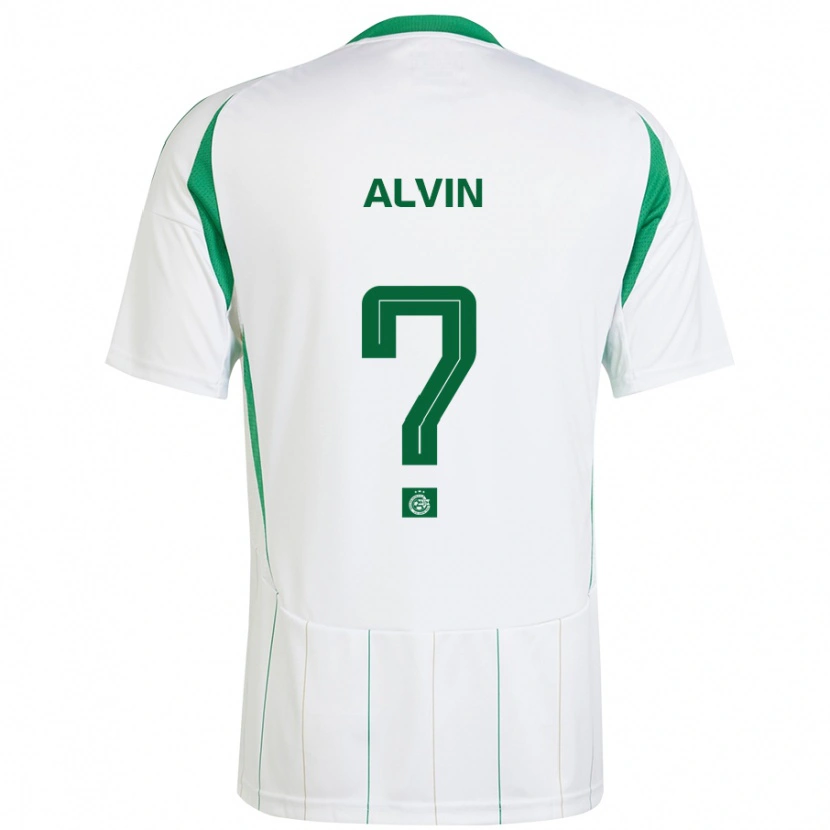 Danxen Herren Glenn Alvin #0 Weiß Grün Auswärtstrikot Trikot 2024/25 T-Shirt Schweiz