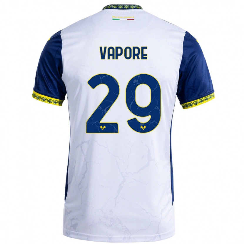 Danxen Herren Angelo Vapore #29 Weiß Blau Auswärtstrikot Trikot 2024/25 T-Shirt Schweiz