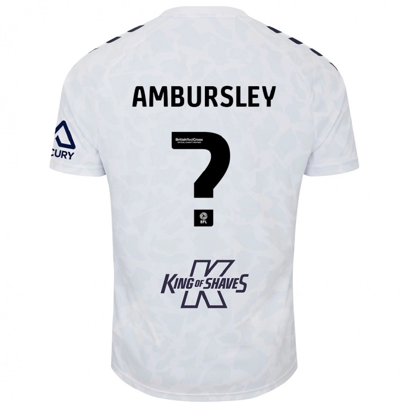 Danxen Herren Conrad Ambursley #0 Weiß Auswärtstrikot Trikot 2024/25 T-Shirt Schweiz