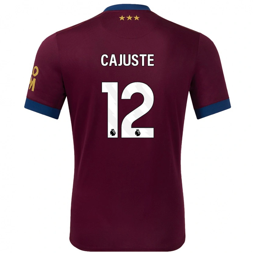 Danxen Herren Jens Cajuste #12 Braun Auswärtstrikot Trikot 2024/25 T-Shirt Schweiz
