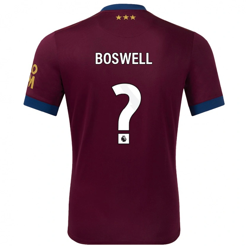 Danxen Herren Ashton Boswell #0 Braun Auswärtstrikot Trikot 2024/25 T-Shirt Schweiz