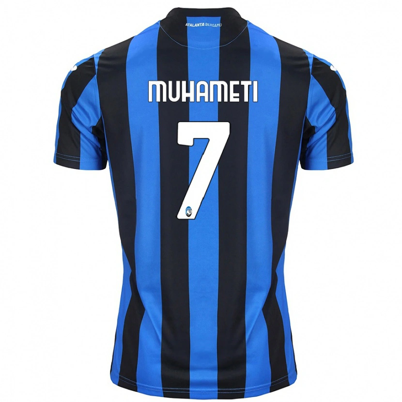 Danxen Damen Endri Muhameti #7 Blau Schwarz Heimtrikot Trikot 2024/25 T-Shirt Schweiz