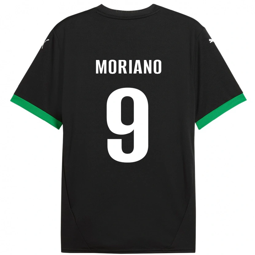 Danxen Damen Andrea Moriano #9 Schwarz Dunkelgrün Heimtrikot Trikot 2024/25 T-Shirt Schweiz