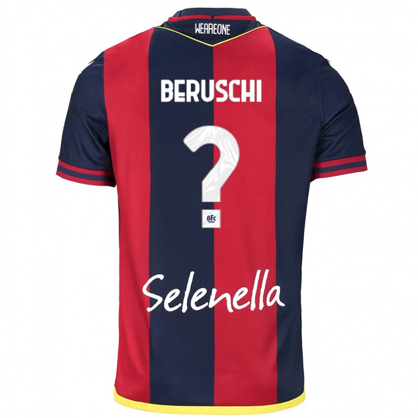 Danxen Damen Diego Beruschi #0 Rot Königsblau Heimtrikot Trikot 2024/25 T-Shirt Schweiz