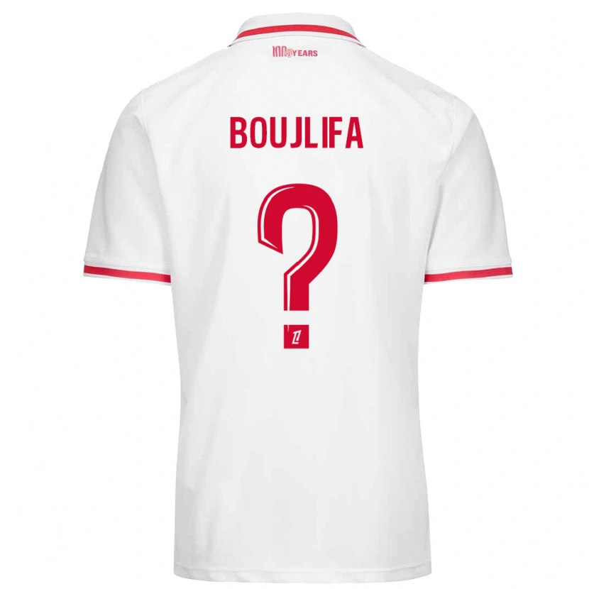 Danxen Damen Fares Boujlifa #0 Weiß Rot Heimtrikot Trikot 2024/25 T-Shirt Schweiz