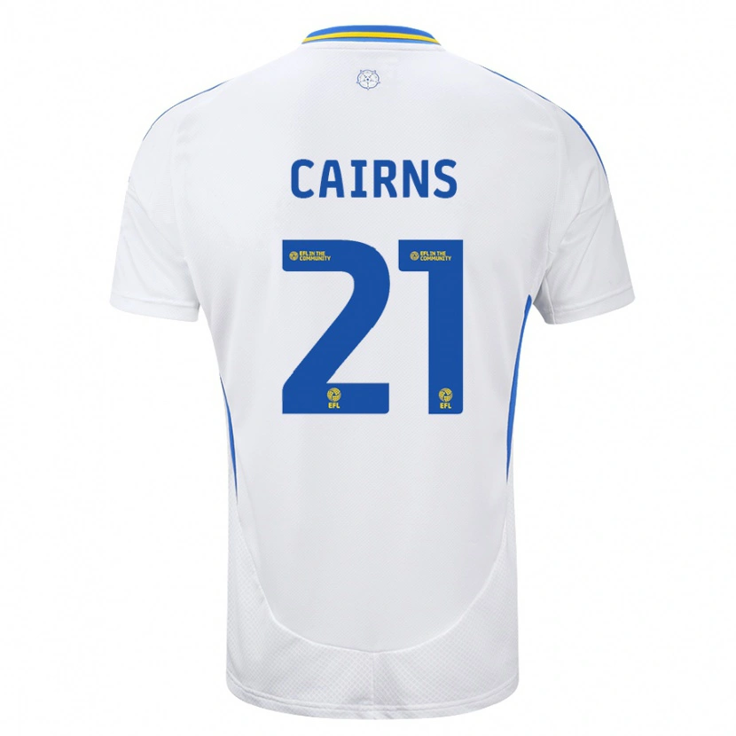 Danxen Damen Alex Cairns #21 Weiß Blau Heimtrikot Trikot 2024/25 T-Shirt Schweiz