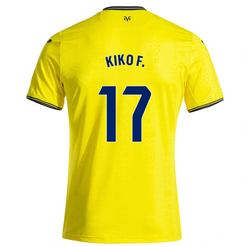 Danxen Damen Kiko Femenía #17 Gelb Schwarz Heimtrikot Trikot 2024/25 T-Shirt Schweiz