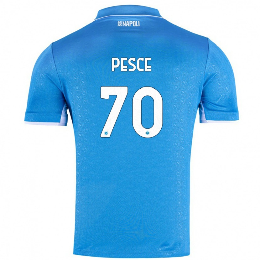 Danxen Damen Antonio Pesce #70 Himmelblau Heimtrikot Trikot 2024/25 T-Shirt Schweiz