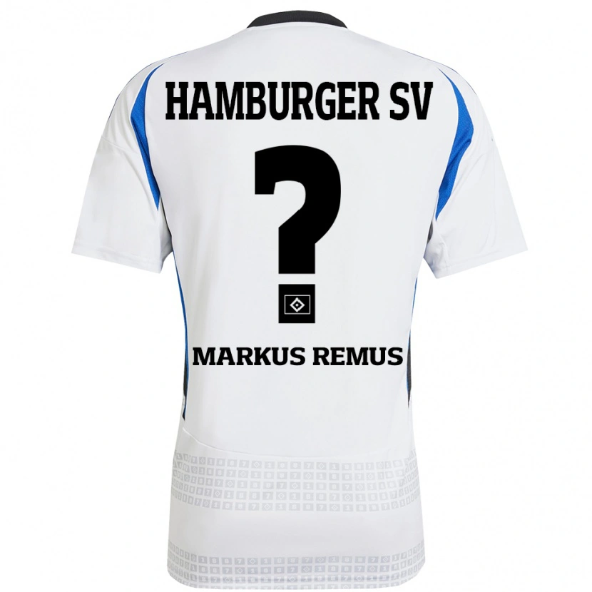 Danxen Damen Markus Remus #0 Weiß Blau Heimtrikot Trikot 2024/25 T-Shirt Schweiz