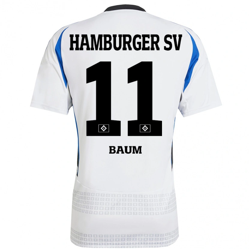 Danxen Damen Lisa Baum #11 Weiß Blau Heimtrikot Trikot 2024/25 T-Shirt Schweiz