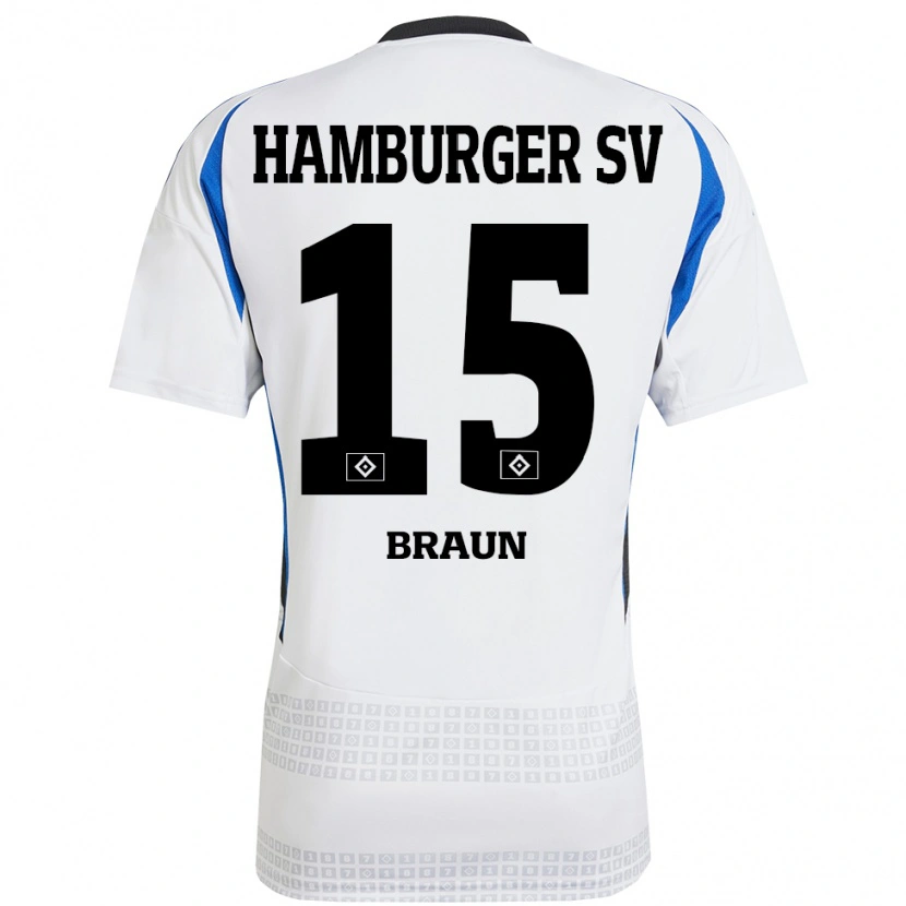 Danxen Damen Jana Braun #15 Weiß Blau Heimtrikot Trikot 2024/25 T-Shirt Schweiz