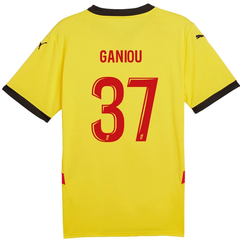 Danxen Damen Ismaëlo Ganiou #37 Gelb Rot Heimtrikot Trikot 2024/25 T-Shirt Schweiz