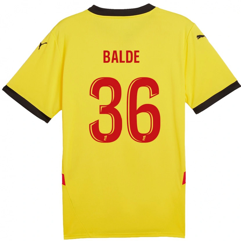 Danxen Damen Ibrahima Baldé #36 Gelb Rot Heimtrikot Trikot 2024/25 T-Shirt Schweiz