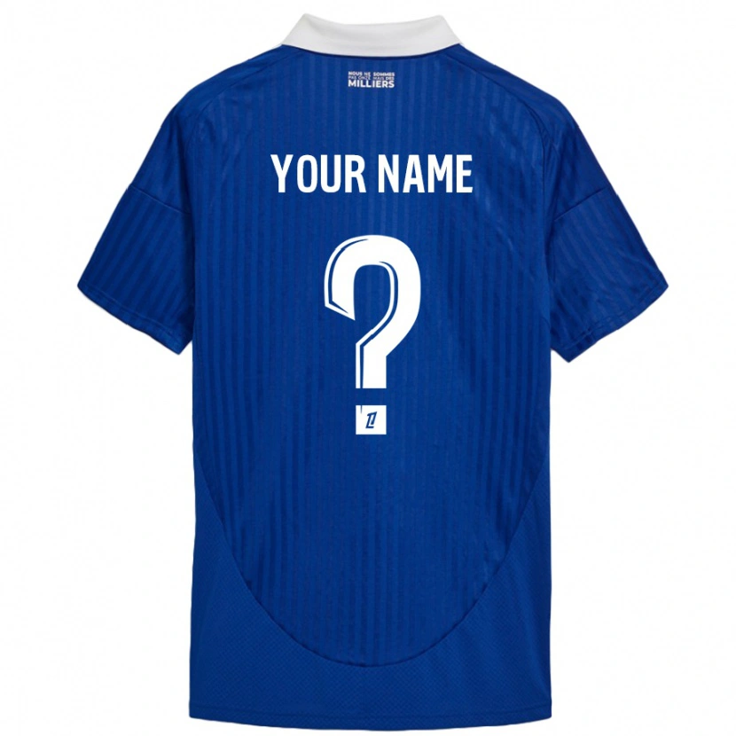 Danxen Damen Ihren Namen #0 Blau Weiß Heimtrikot Trikot 2024/25 T-Shirt Schweiz