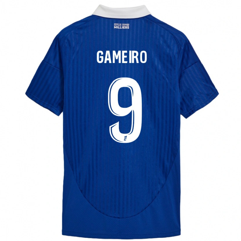 Danxen Damen Kévin Gameiro #9 Blau Weiß Heimtrikot Trikot 2024/25 T-Shirt Schweiz