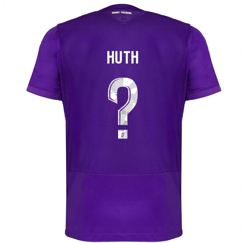Danxen Damen Lony Huth #0 Violett Weiß Heimtrikot Trikot 2024/25 T-Shirt Schweiz