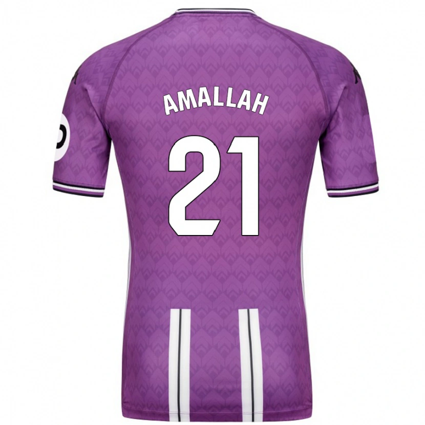 Danxen Damen Selim Amallah #21 Violett Weiß Heimtrikot Trikot 2024/25 T-Shirt Schweiz
