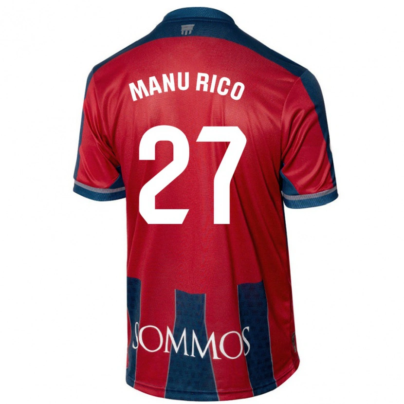Danxen Damen Manu Rico #27 Rot Blau Heimtrikot Trikot 2024/25 T-Shirt Schweiz