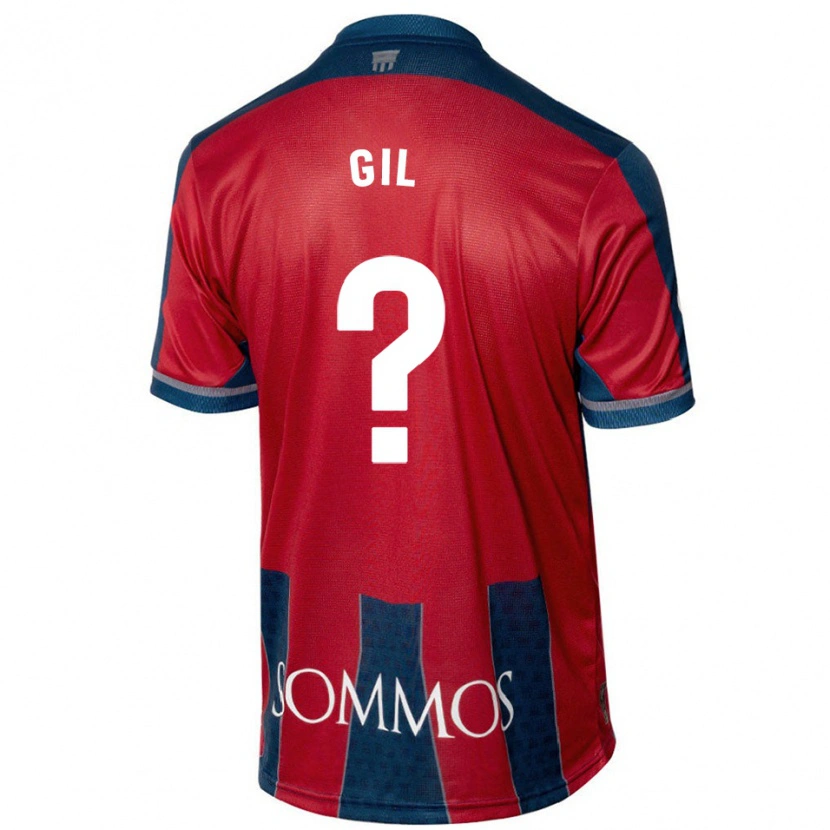 Danxen Damen Iker Gil #0 Rot Blau Heimtrikot Trikot 2024/25 T-Shirt Schweiz