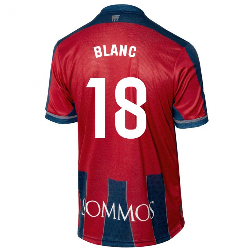 Danxen Damen Laia Blanc #18 Rot Blau Heimtrikot Trikot 2024/25 T-Shirt Schweiz
