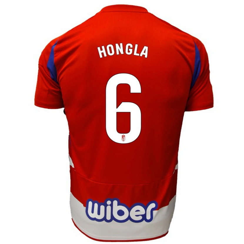 Danxen Damen Martin Hongla #6 Rot Weiß Blau Heimtrikot Trikot 2024/25 T-Shirt Schweiz