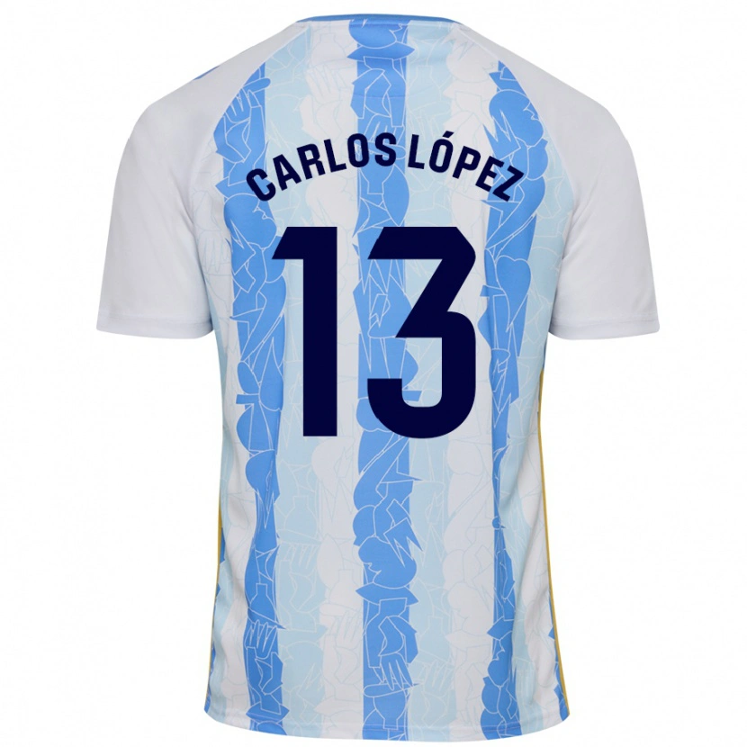 Danxen Damen Carlos López #13 Weiß Blau Heimtrikot Trikot 2024/25 T-Shirt Schweiz