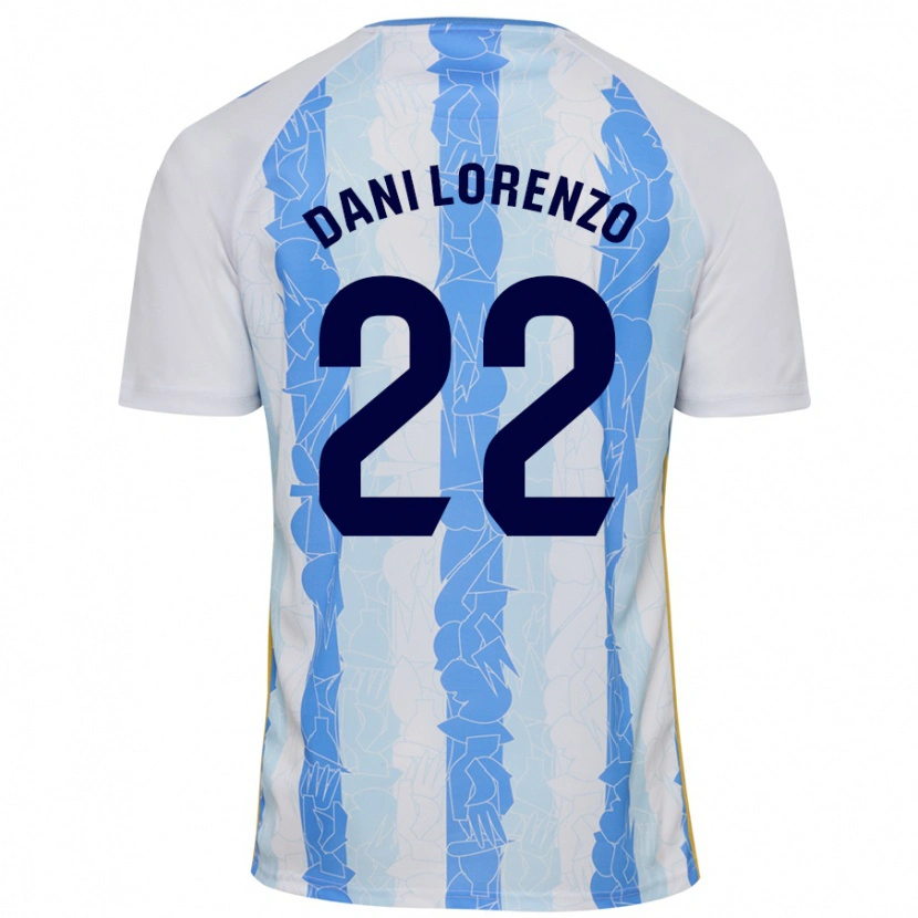 Danxen Damen Dani Lorenzo #22 Weiß Blau Heimtrikot Trikot 2024/25 T-Shirt Schweiz