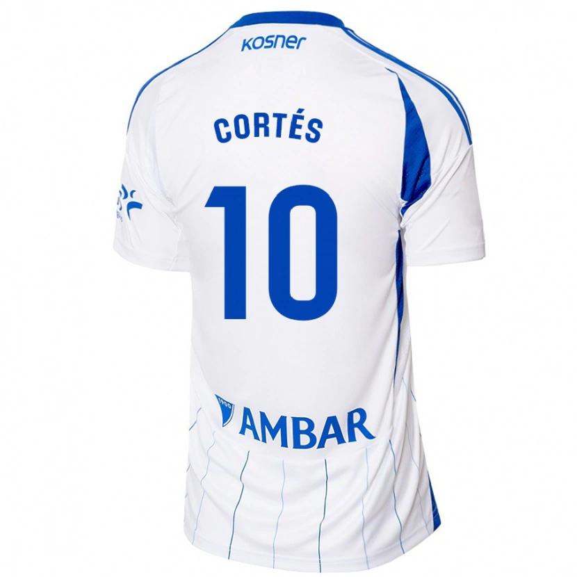 Danxen Damen Pablo Cortés #10 Rot Weiß Heimtrikot Trikot 2024/25 T-Shirt Schweiz