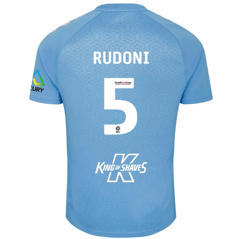 Danxen Damen Jack Rudoni #5 Blau Weiß Heimtrikot Trikot 2024/25 T-Shirt Schweiz