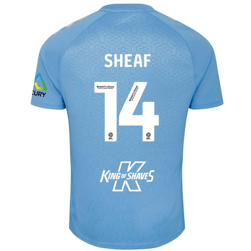 Danxen Damen Ben Sheaf #14 Blau Weiß Heimtrikot Trikot 2024/25 T-Shirt Schweiz