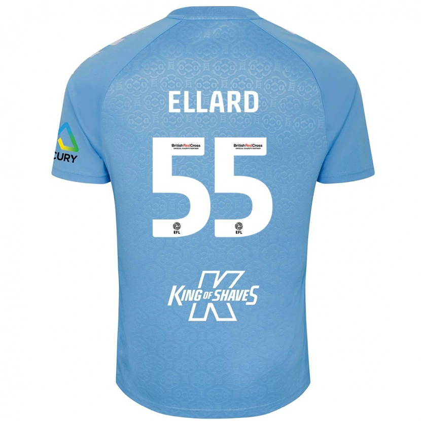 Danxen Damen Aston Ellard #55 Blau Weiß Heimtrikot Trikot 2024/25 T-Shirt Schweiz
