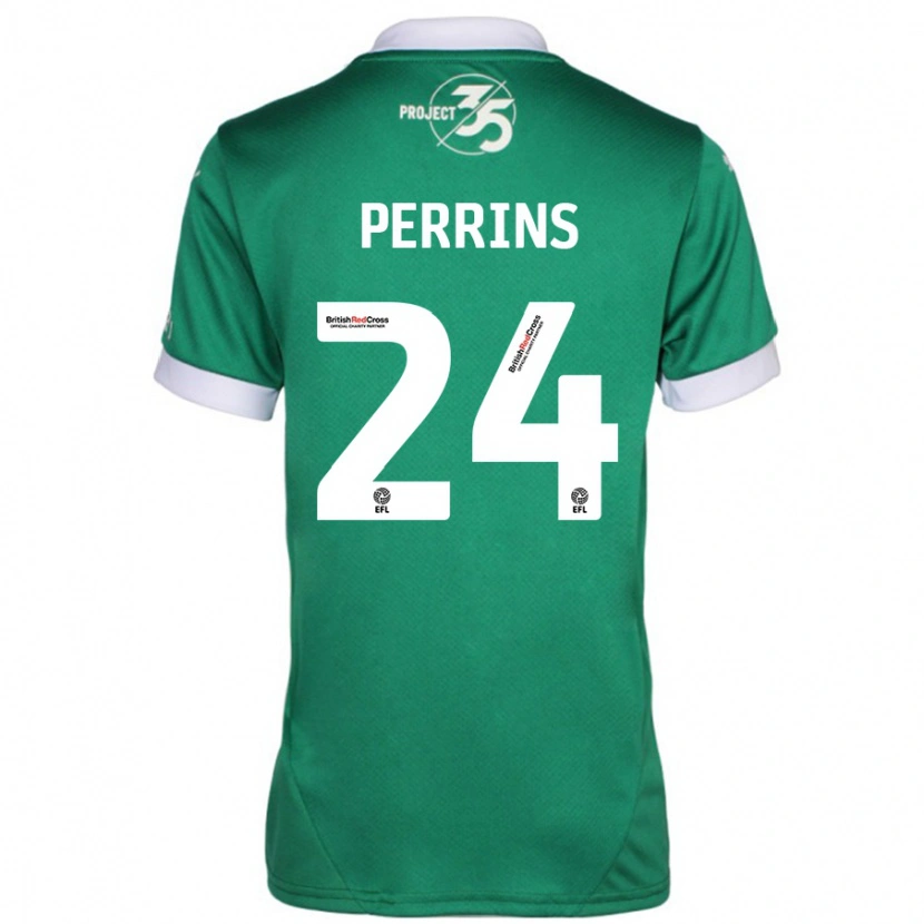 Danxen Damen Grace Perrins #24 Grün Weiß Heimtrikot Trikot 2024/25 T-Shirt Schweiz