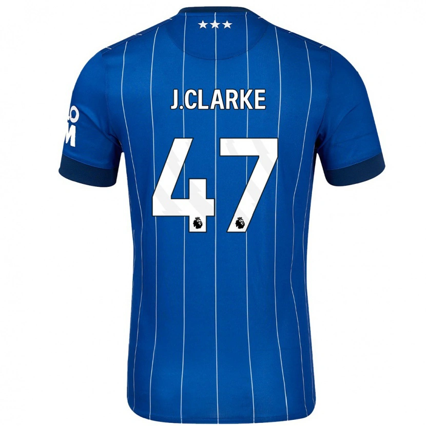Danxen Damen Jack Clarke #47 Marineblau Heimtrikot Trikot 2024/25 T-Shirt Schweiz