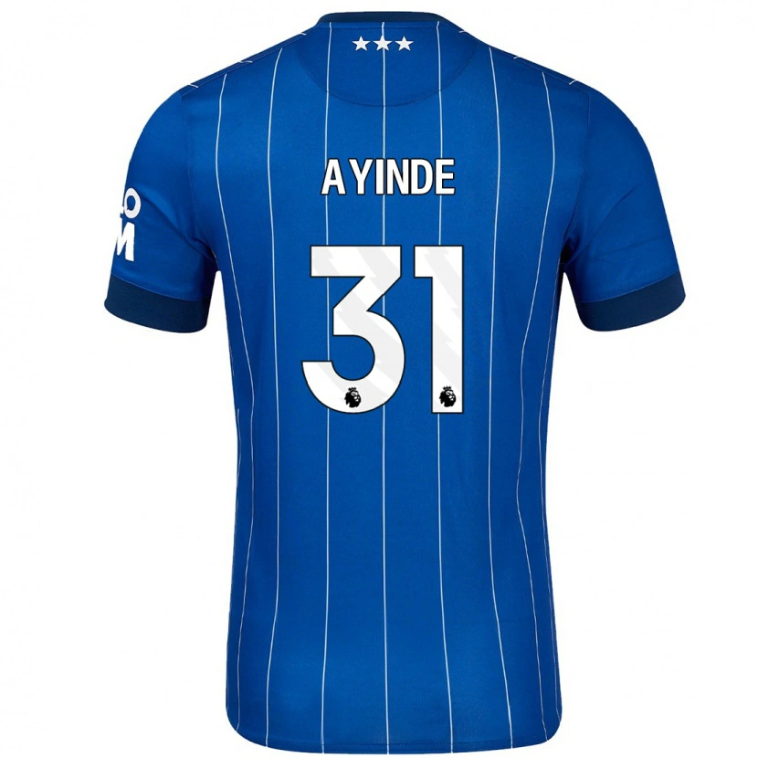 Danxen Damen Leon Ayinde #31 Marineblau Heimtrikot Trikot 2024/25 T-Shirt Schweiz