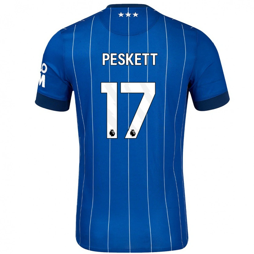Danxen Damen Sophie Peskett #17 Marineblau Heimtrikot Trikot 2024/25 T-Shirt Schweiz