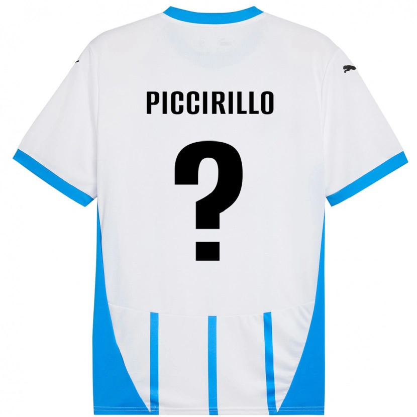 Danxen Damen Michele Piccirillo #0 Weiß Blau Auswärtstrikot Trikot 2024/25 T-Shirt Schweiz