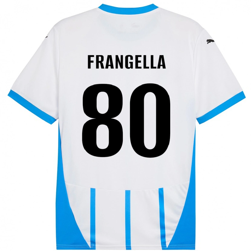 Danxen Damen Christian Frangella #80 Weiß Blau Auswärtstrikot Trikot 2024/25 T-Shirt Schweiz
