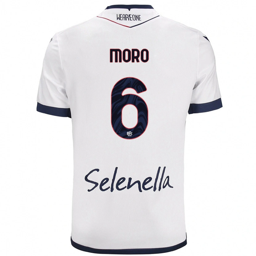 Danxen Damen Nikola Moro #6 Weiß Königsblau Auswärtstrikot Trikot 2024/25 T-Shirt Schweiz