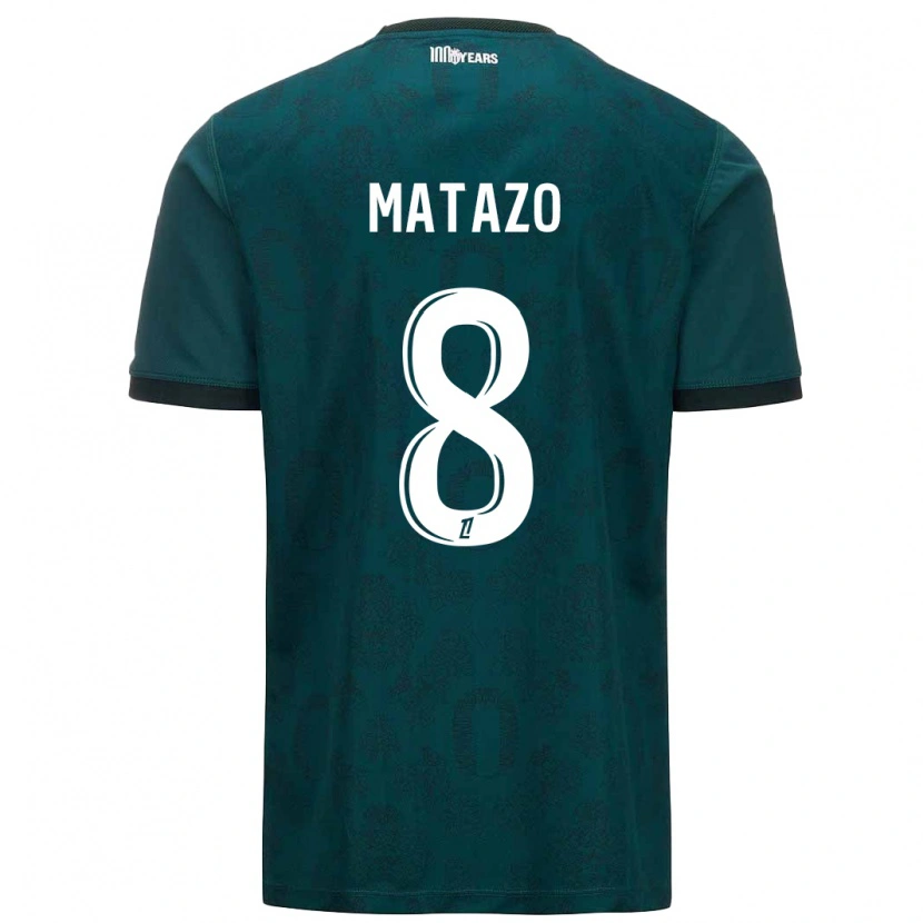Danxen Damen Eliot Matazo #8 Dunkelgrün Auswärtstrikot Trikot 2024/25 T-Shirt Schweiz