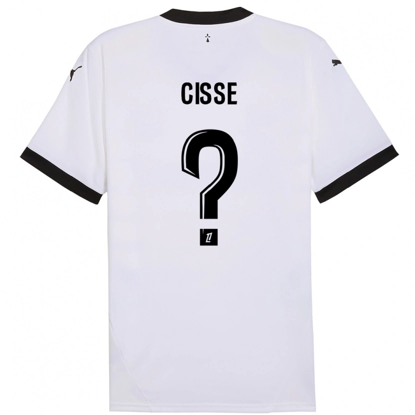 Danxen Damen Djaoui Cissé #0 Weiß Schwarz Auswärtstrikot Trikot 2024/25 T-Shirt Schweiz