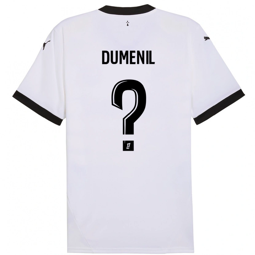 Danxen Damen Kylian Dumenil #0 Weiß Schwarz Auswärtstrikot Trikot 2024/25 T-Shirt Schweiz