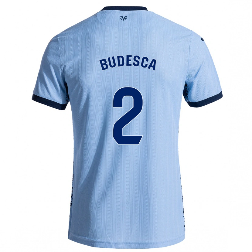 Danxen Damen Daniel Budesca #2 Himmelblau Auswärtstrikot Trikot 2024/25 T-Shirt Schweiz