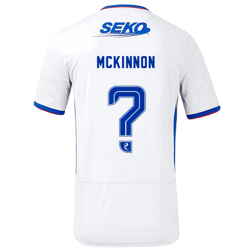 Danxen Damen Cole Mckinnon #0 Weiß Blau Auswärtstrikot Trikot 2024/25 T-Shirt Schweiz