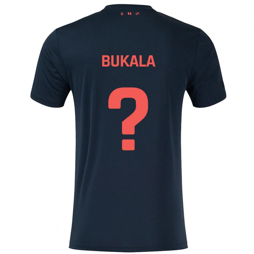 Danxen Damen Nordin Bukala #0 Schwarz Rot Auswärtstrikot Trikot 2024/25 T-Shirt Schweiz