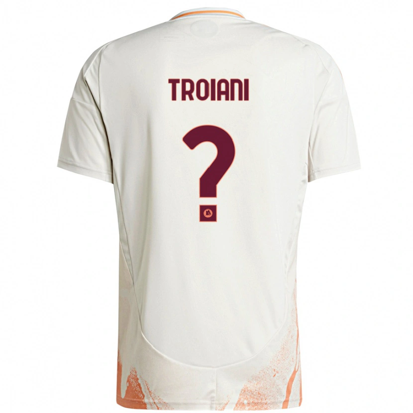 Danxen Damen Nicolò Troiani #0 Cremeweiß Orange Auswärtstrikot Trikot 2024/25 T-Shirt Schweiz