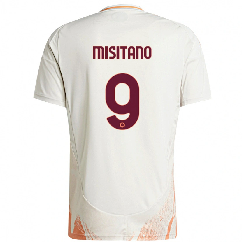 Danxen Damen Giulio Misitano #9 Cremeweiß Orange Auswärtstrikot Trikot 2024/25 T-Shirt Schweiz