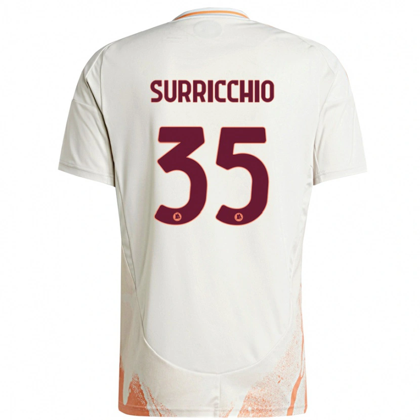 Danxen Damen Jacopo Surricchio #35 Cremeweiß Orange Auswärtstrikot Trikot 2024/25 T-Shirt Schweiz