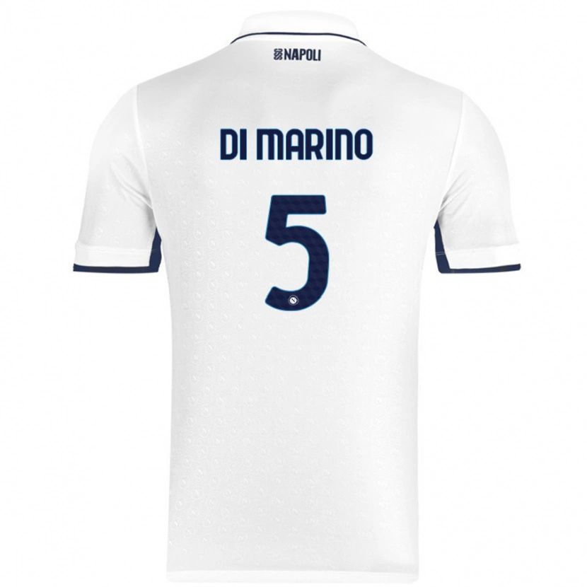 Danxen Damen Paola Di Marino #5 Weiß Königsblau Auswärtstrikot Trikot 2024/25 T-Shirt Schweiz